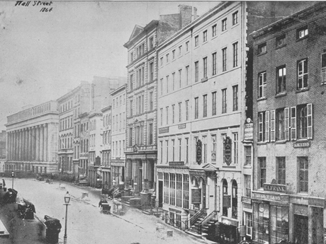 wall street in 1860s