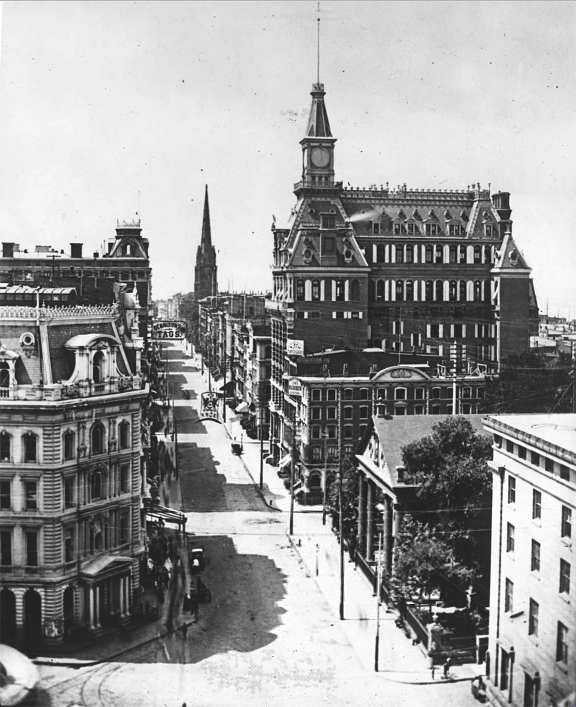 Western Union Telegraph Building on Broadway - 19th Century